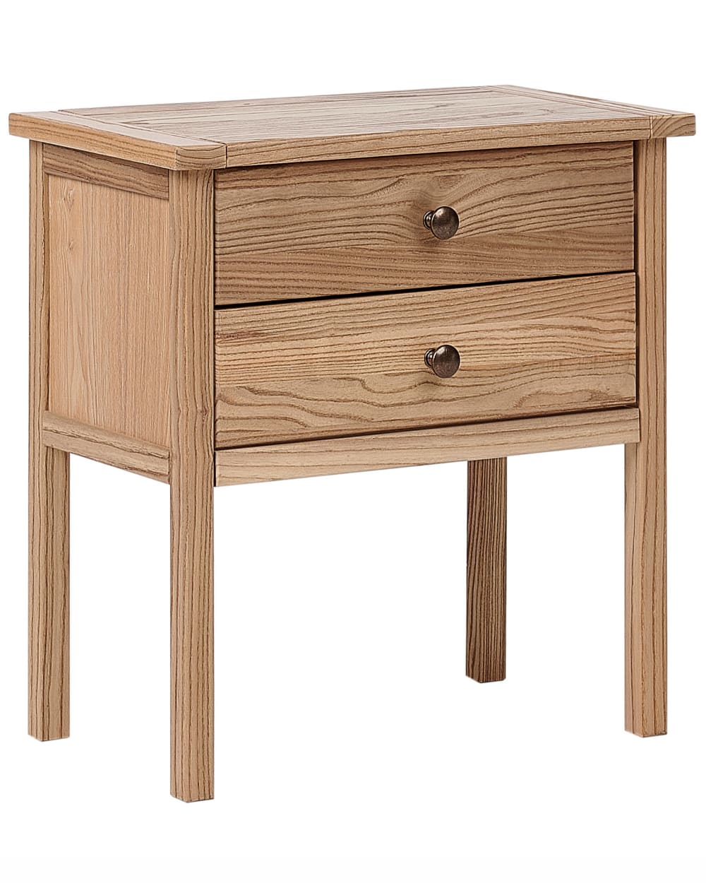 Table de nuit à 2 tiroirs