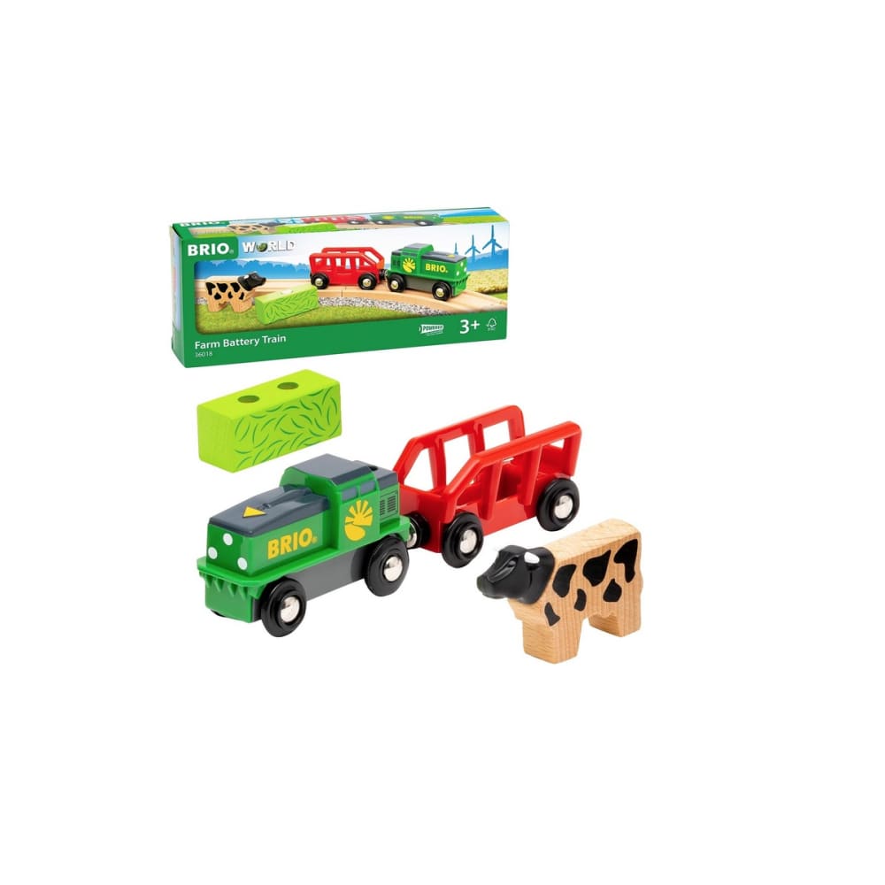 36018 Train a la ferme a pile