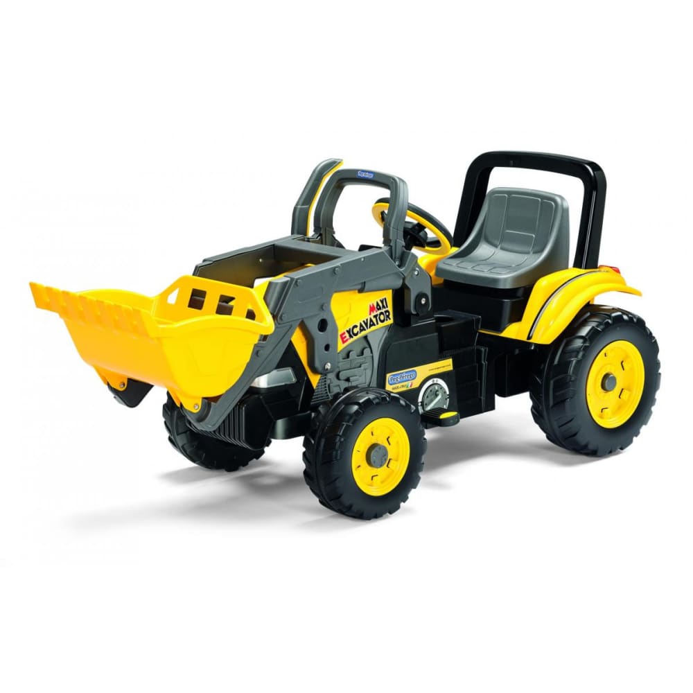Bulldozer à pédales - jaune
