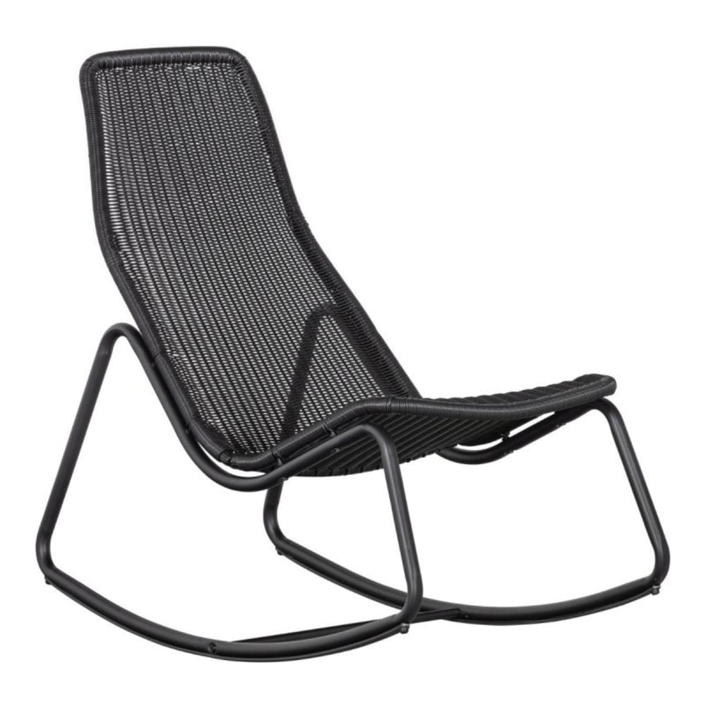 Fauteuil à bascule noir
