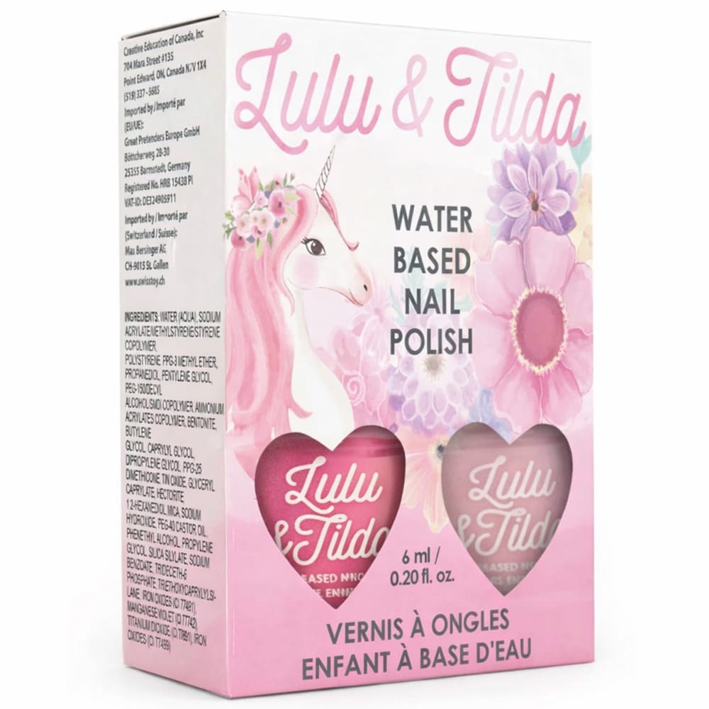 Great Pretenders Duo wasserbasierter kinder-nagellack ROSA HARZ Kinder