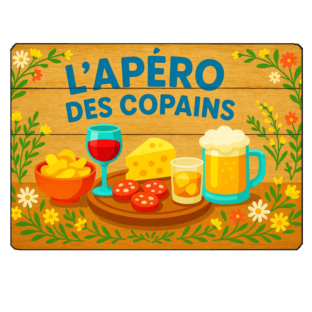 Planche à découper lapéro des copains Planche à découper lapéro des copains