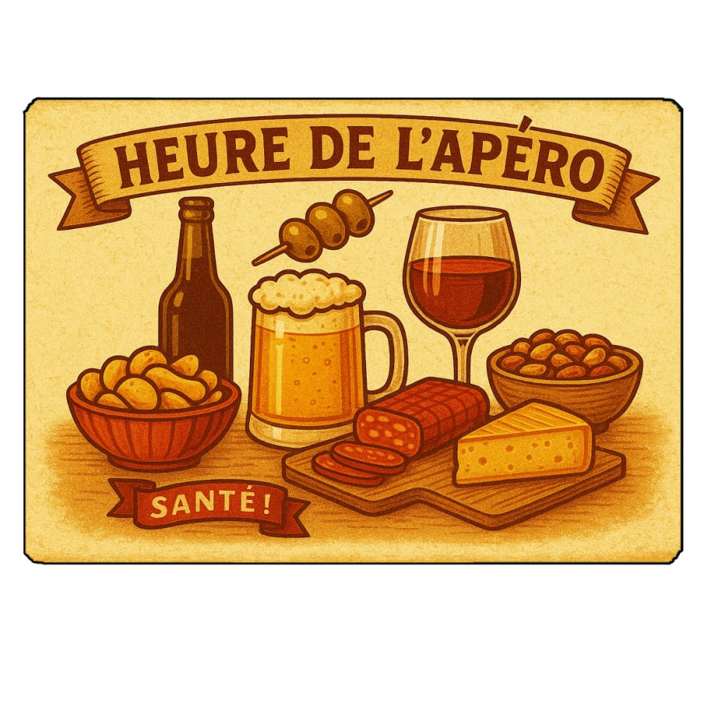 Planche à découper heure de lapéro Planche à découper heure de lapéro