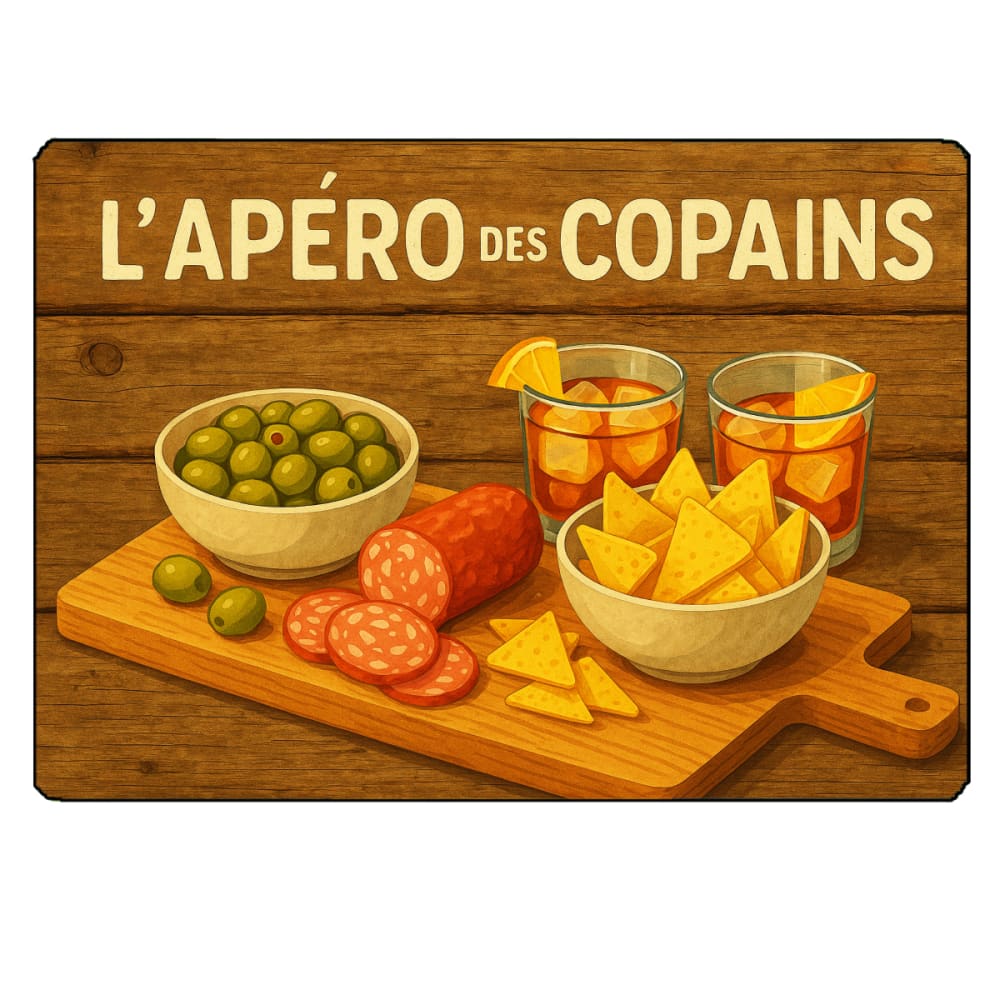 Planche à découper lapéro des copains Planche à découper lapéro des copains