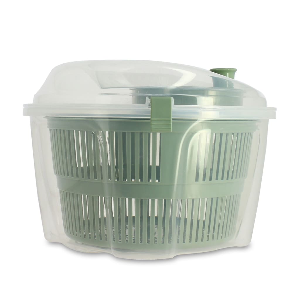 Essoreuse à salade en plastique verte