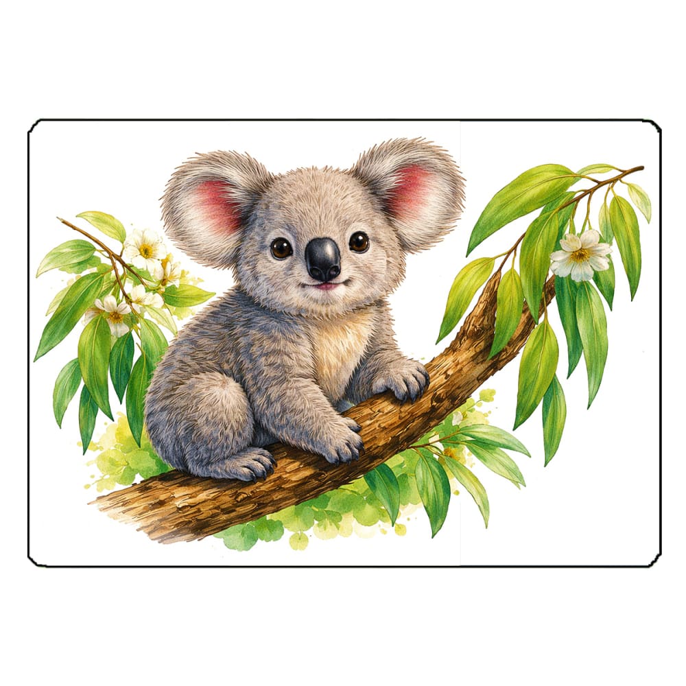 Planche à découper en verre koala Planche à découper en verre koala