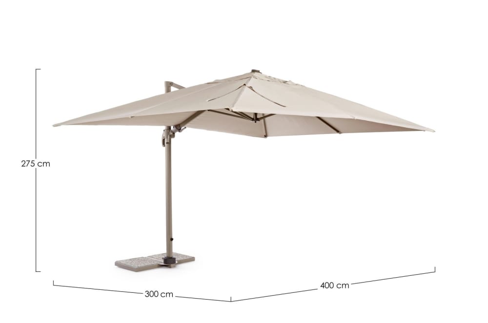 Ampelschirm 3x4 Beige - Maisons Du Monde