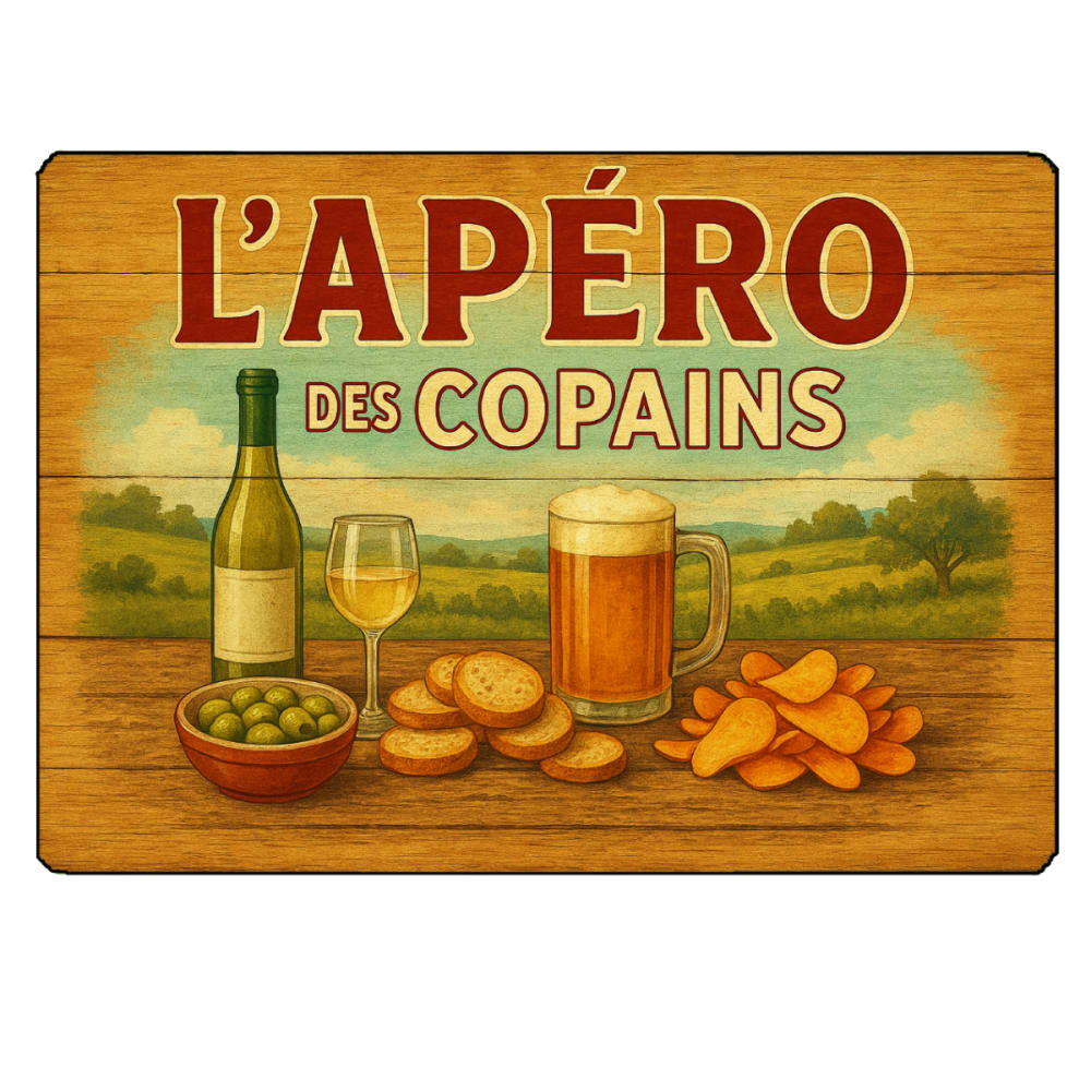 Planche à découper lapéro des copains Planche à découper lapéro des copains