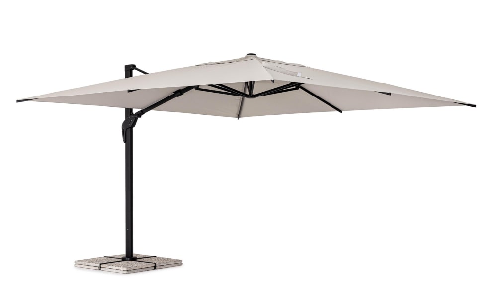Parasol à bras en aluminium