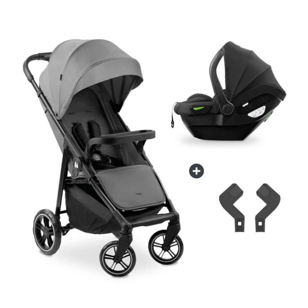 Poussette Ensemble de Voyage Shop N Care Gris Poussette Ensemble de Voyage Shop N Care Gris