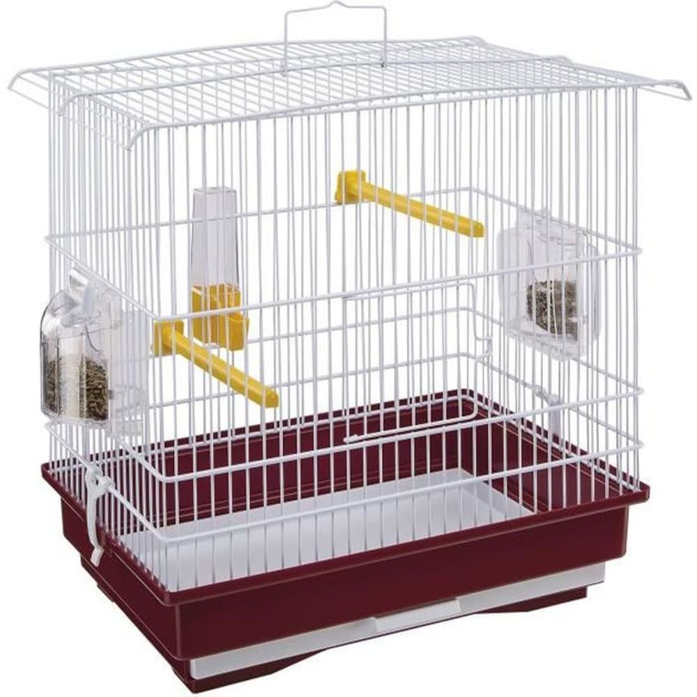 cage à oiseaux - rouge