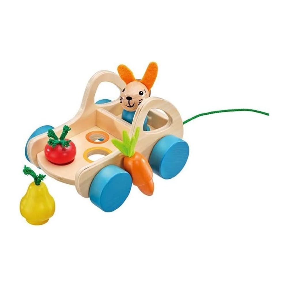 Selecta Holzfahrzeug zum Ziehen BEIGE HOLZ Baby