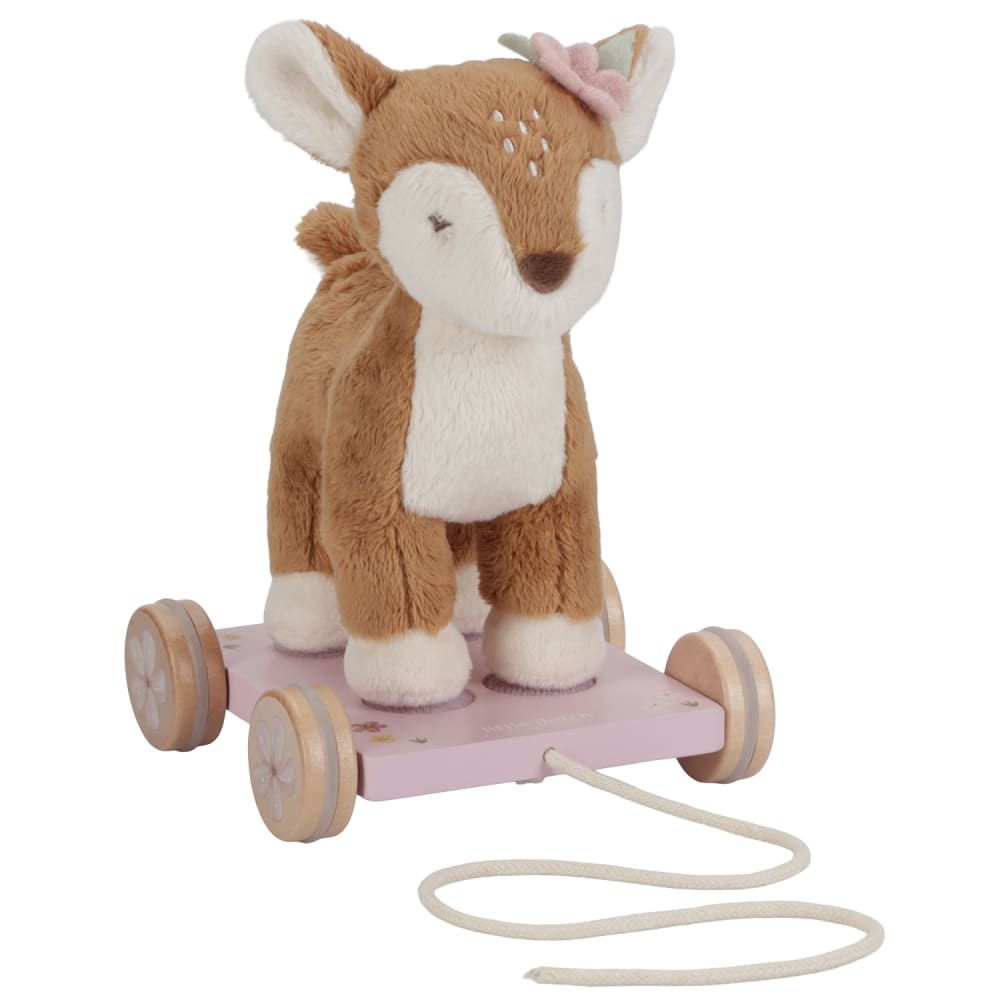 Peluche faon à tirer fairy garden