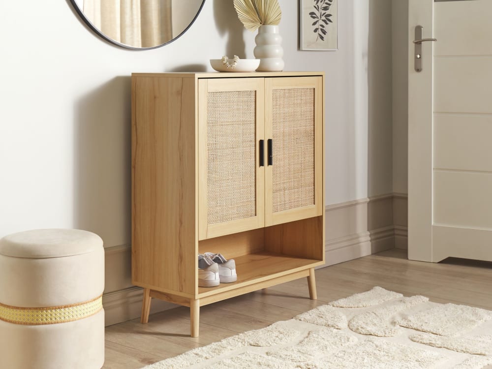 Schuhschrank Rattan Hellbraun - Maisons Du Monde