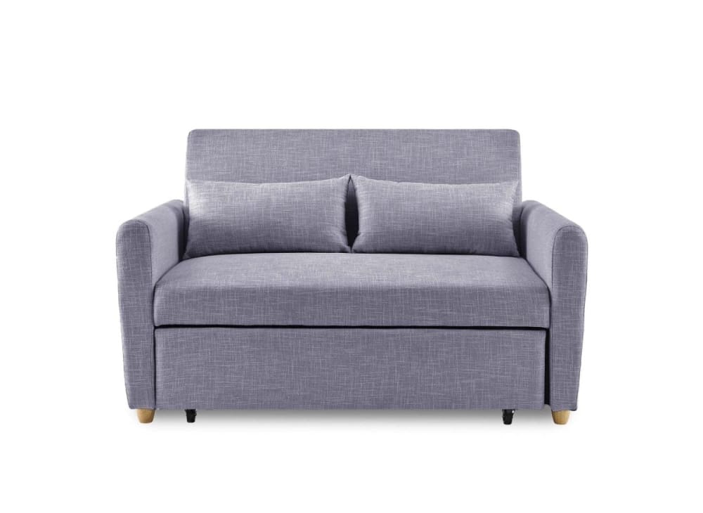 Canapé convertible 3 places en tissu gris Canapé convertible 3 places en tissu gris