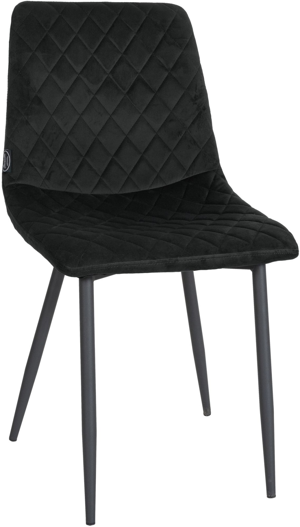 CLP Esszimmerstuhl mit Sitz aus Samt schwarz style modern - Samt