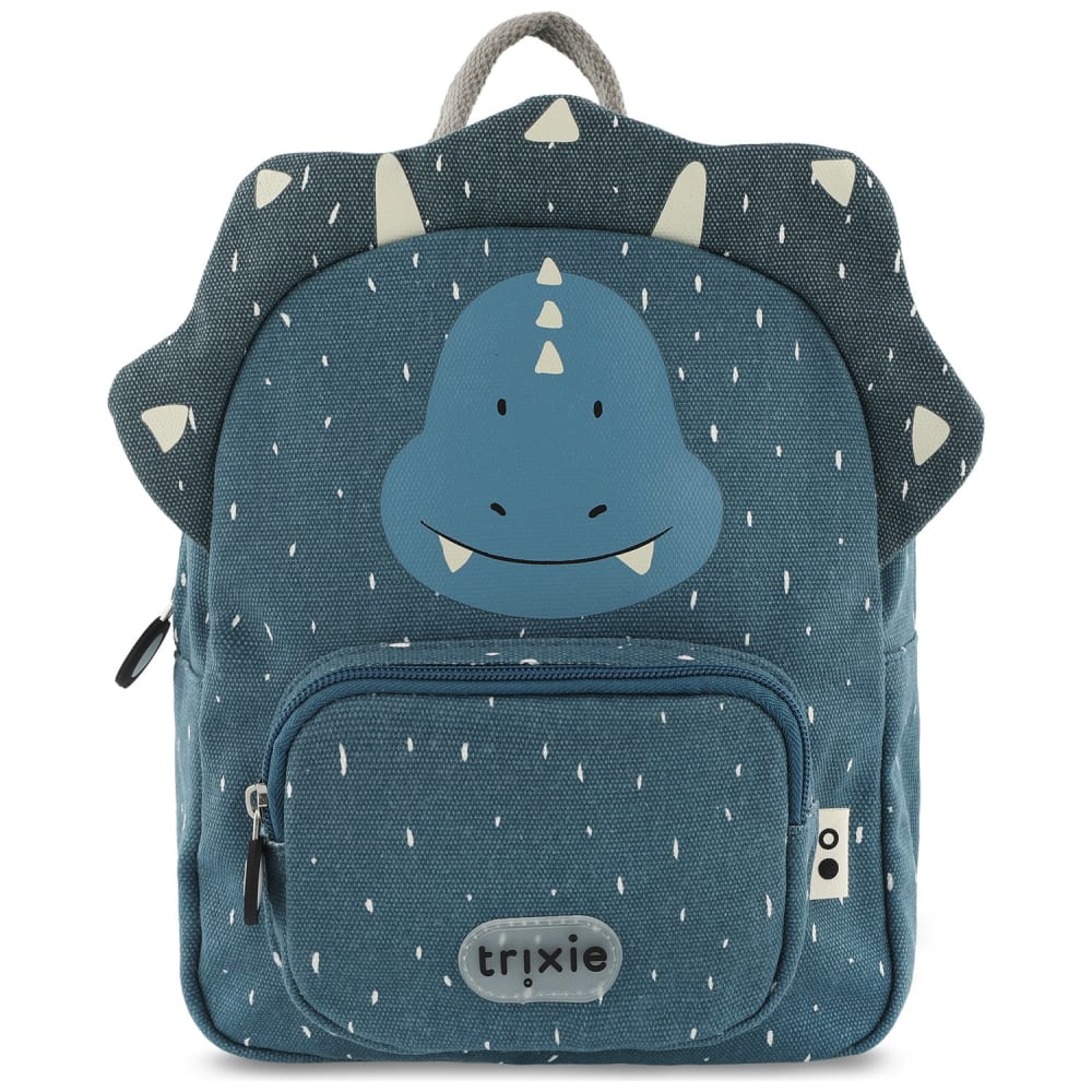 Trixie Kleiner Rucksack Mr Triceratops Blau Baumwolle