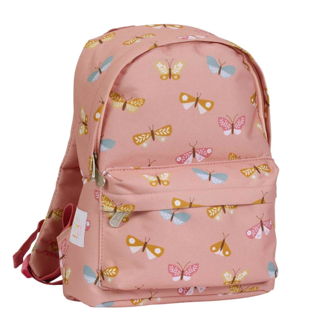 A Little Lovely Company Kindergarten-rucksack mit verspielten motiven style classic chic Rosa Pes - Polyester