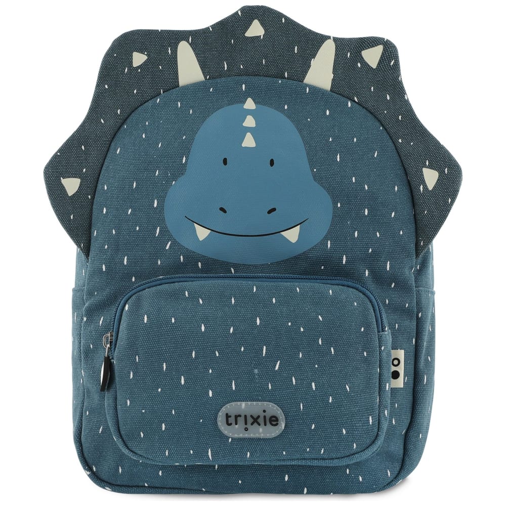 Trixie Rucksack Mr Triceratops Blau Baumwolle