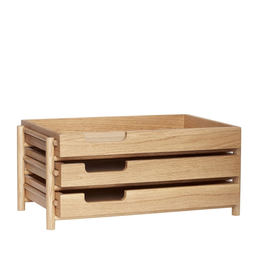 Bac à courrier en bois