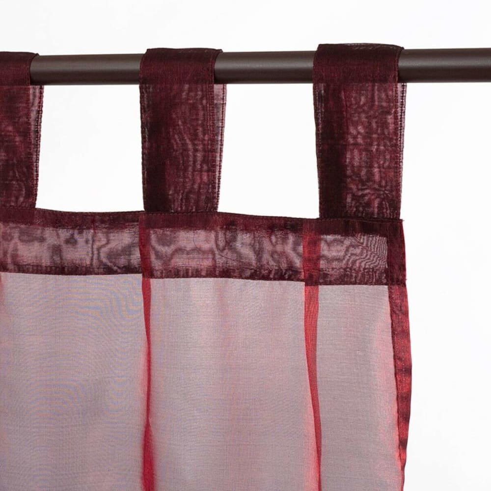 Gardine Polyester Rot 110x250 - Maisons Du Monde