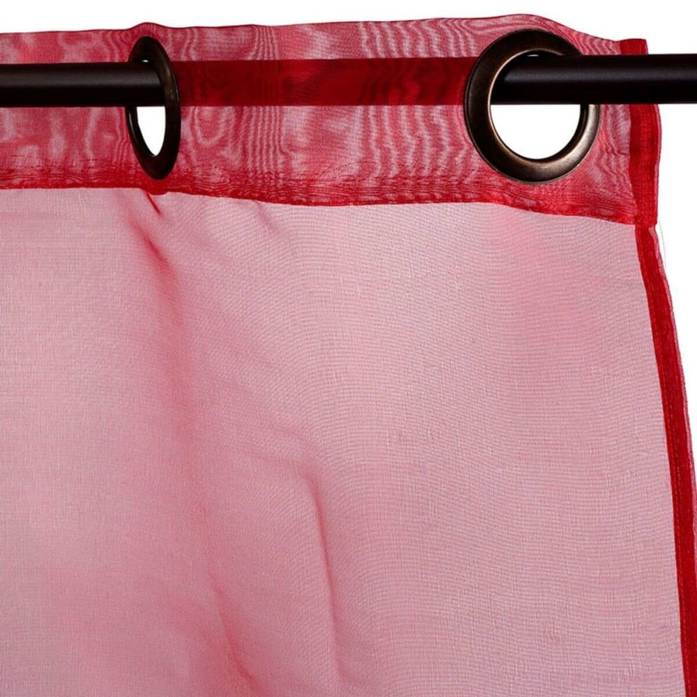 Gardine Polyester Rot 110x250 - Maisons Du Monde