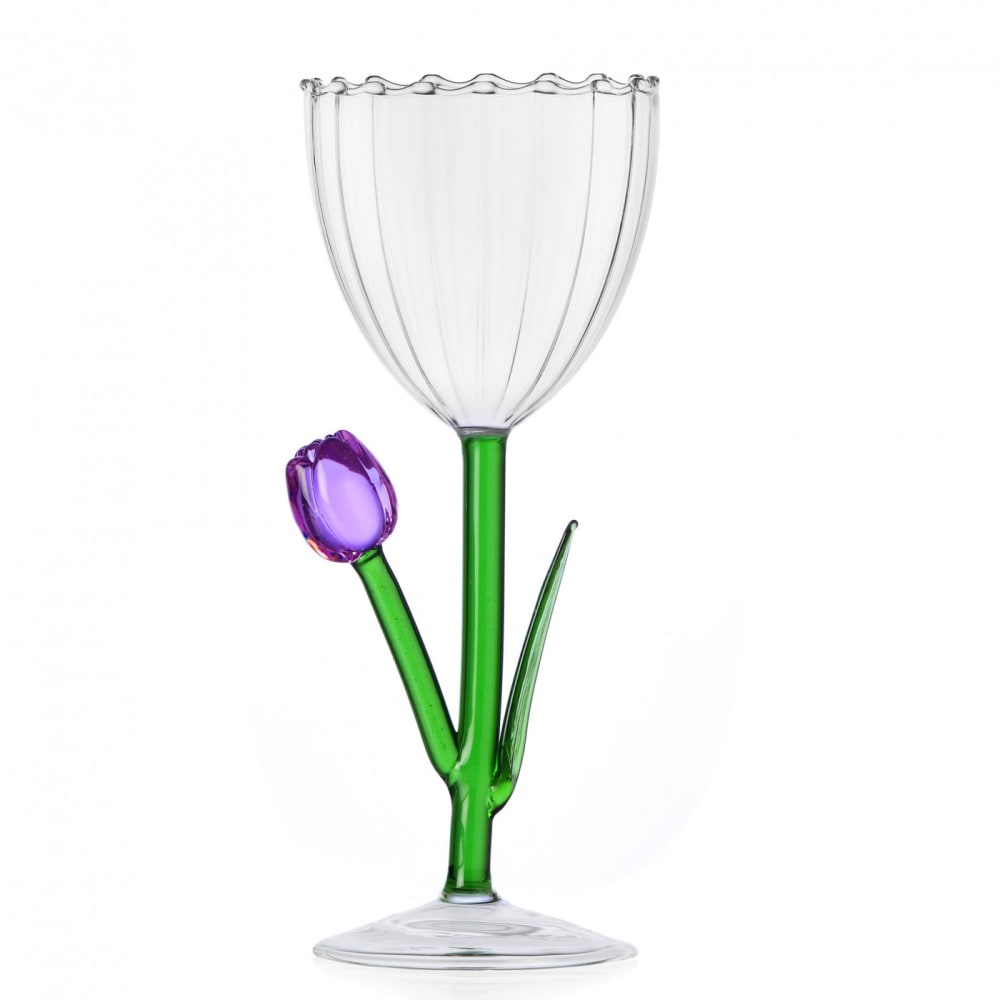 Verre à pied tulipe botanica