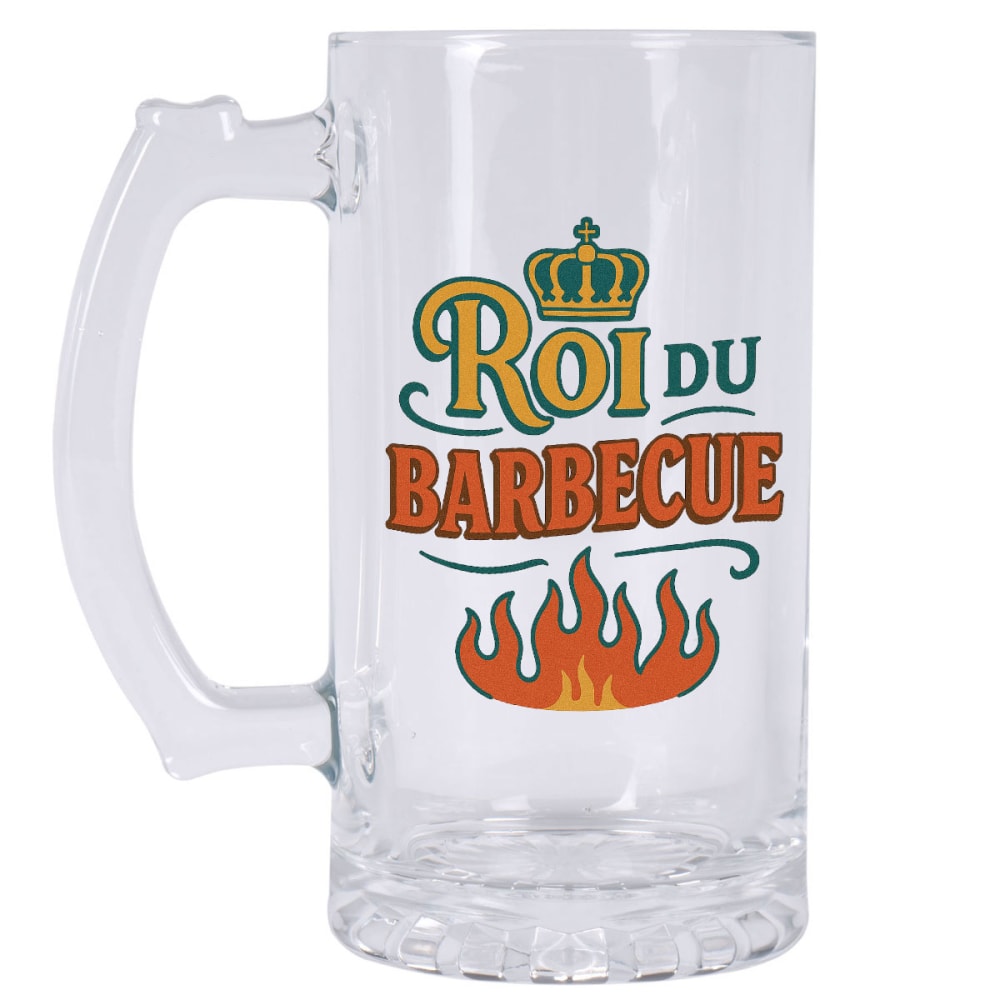 Chope à bière roi du barbecue
