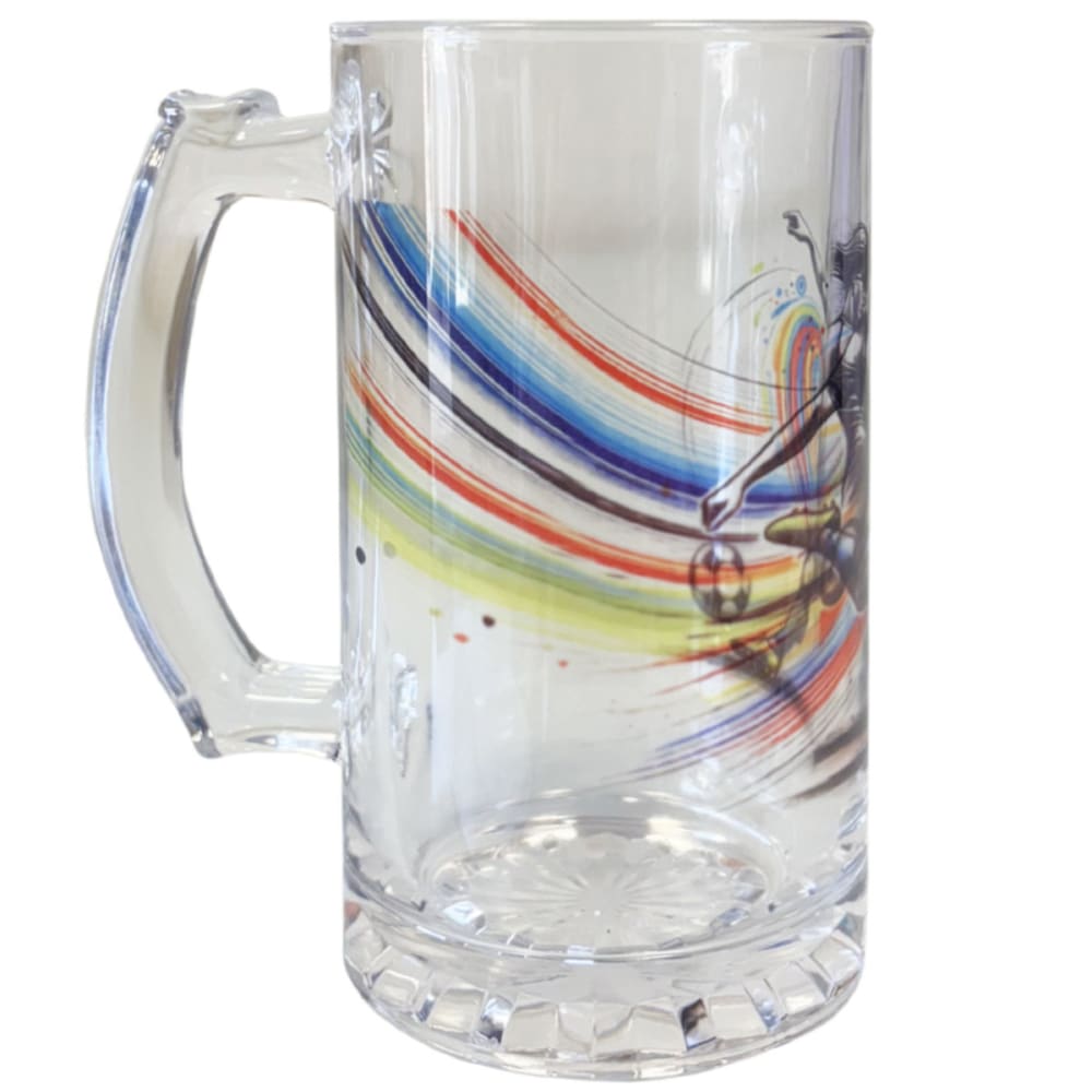 Chope à bière football 470 ml