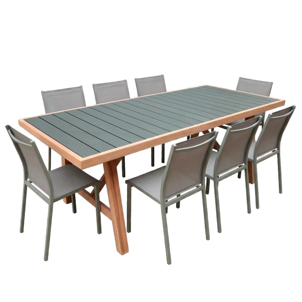 Table de jardin bois - assises