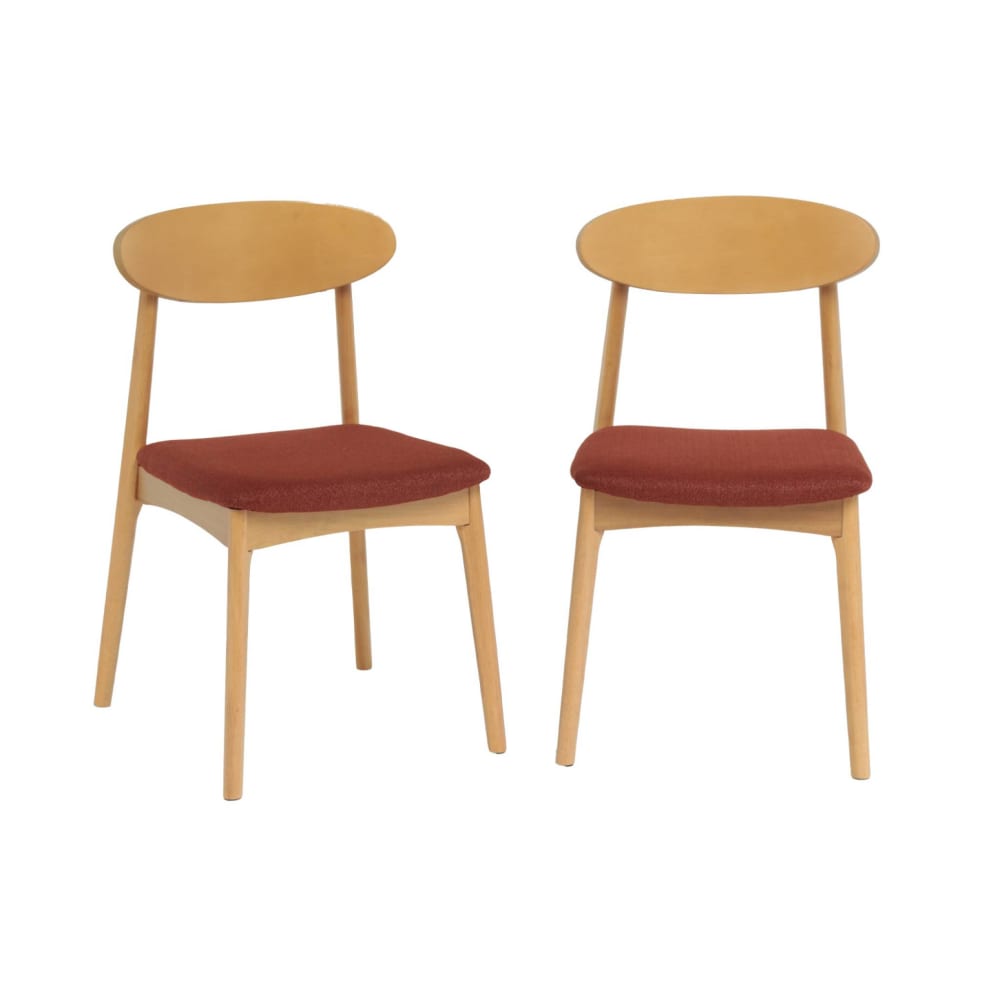 Lot de 2 chaises vintage