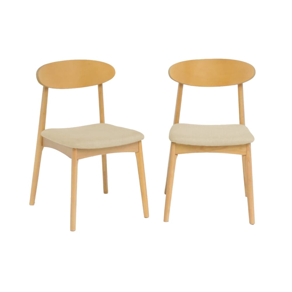 Lot de 2 chaises vintage