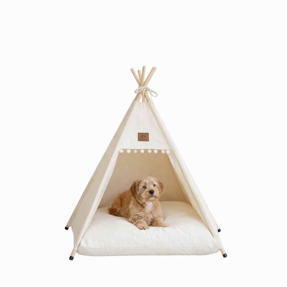 Babykare Tier-Tipi für Kinder mit Kissen, Beige BEIGE PES - POLYESTER Kinder
