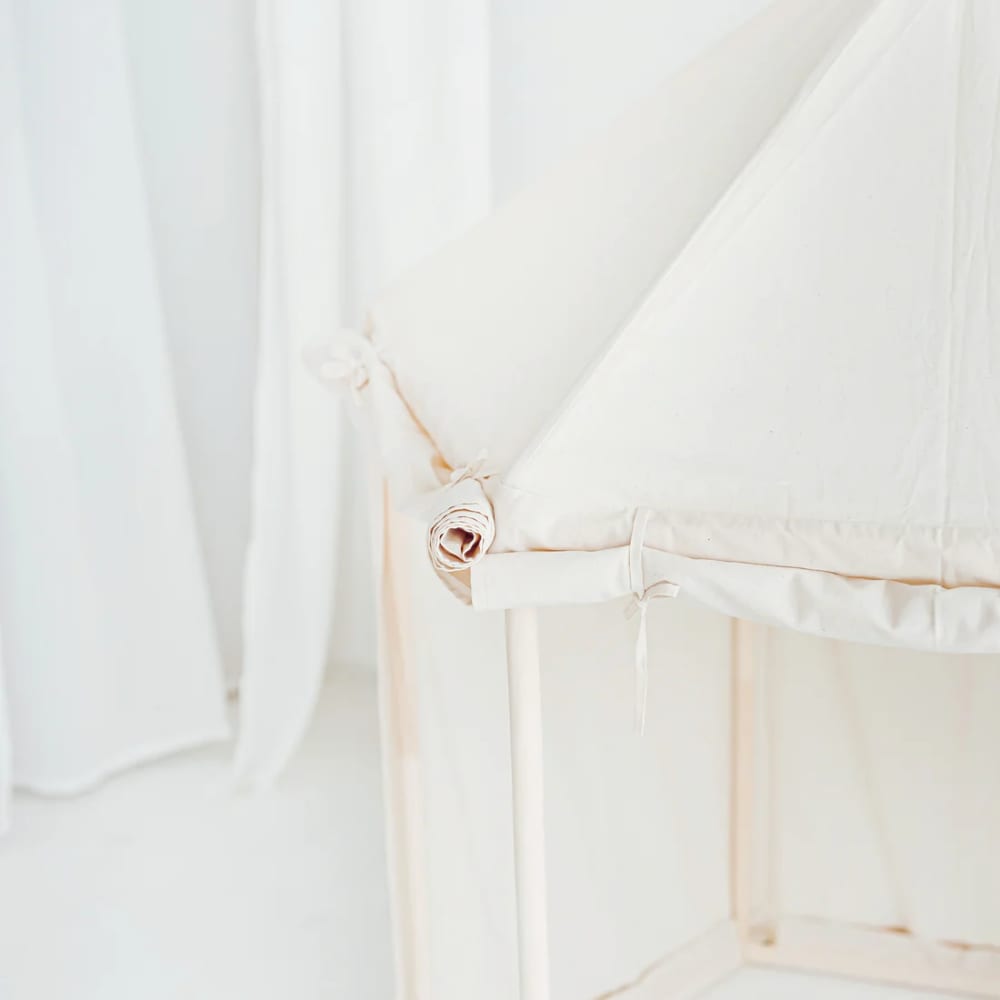 Tente d'intérieur pavillon avec tapis pour enfant en tissu beige - Maisons du Monde