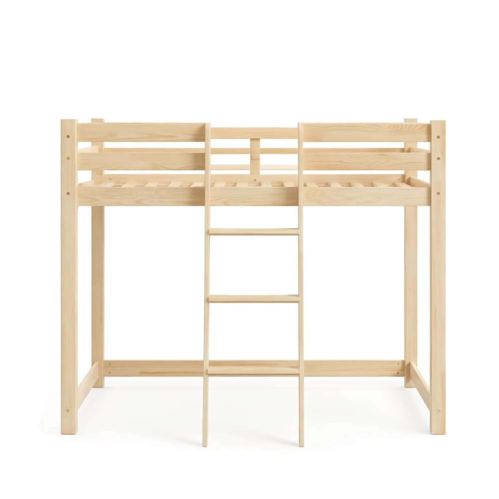 Lit superposé pour enfant en bois de pin 80x200 cm