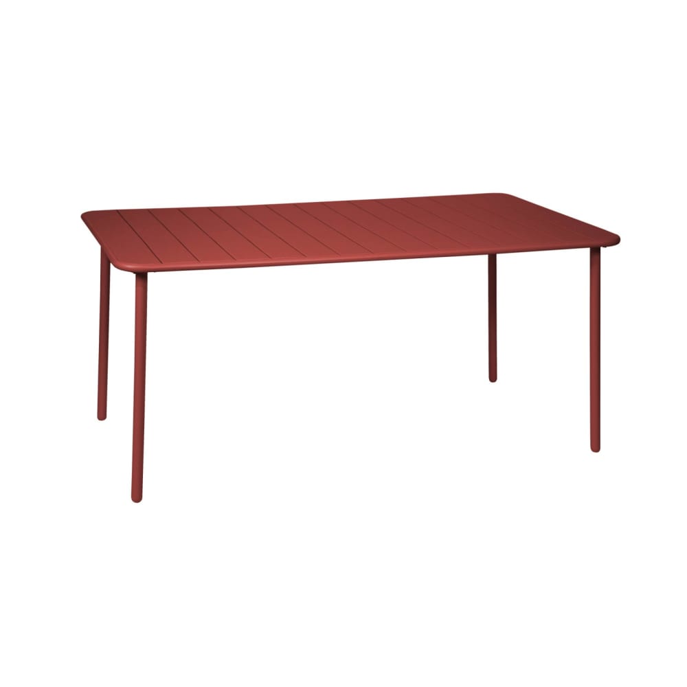 Table de jardin métal - terre