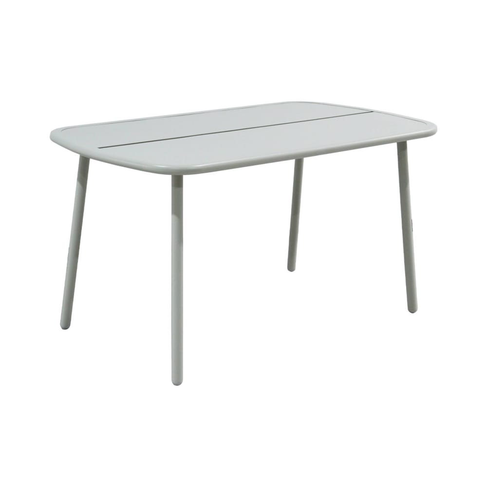 Table de jardin aluminium - places gris