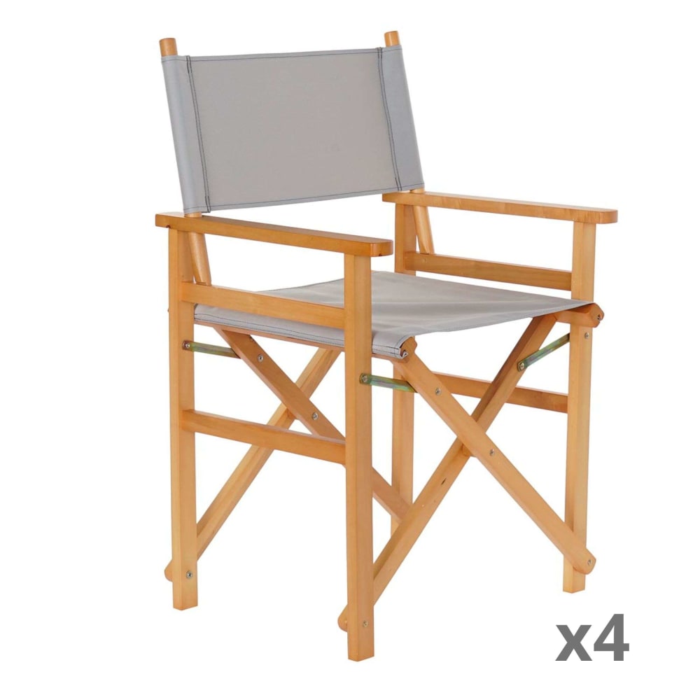 Lot 4 chaises en pin