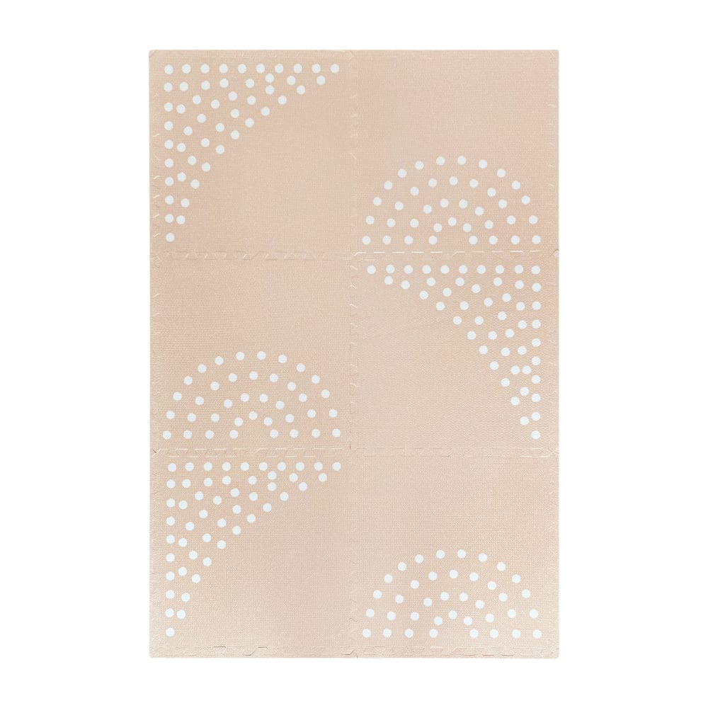 Tapis puzzle enfant éducatif motif points 6 pièces