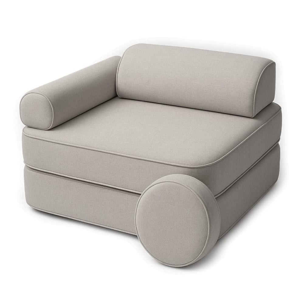 Fauteuil enfant modulable en mousse gris