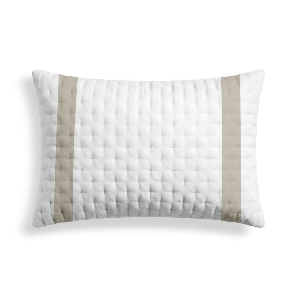 Terracota Gesteppter Kissenbezug Beige 50x80 cm Beige Pes - Polyester