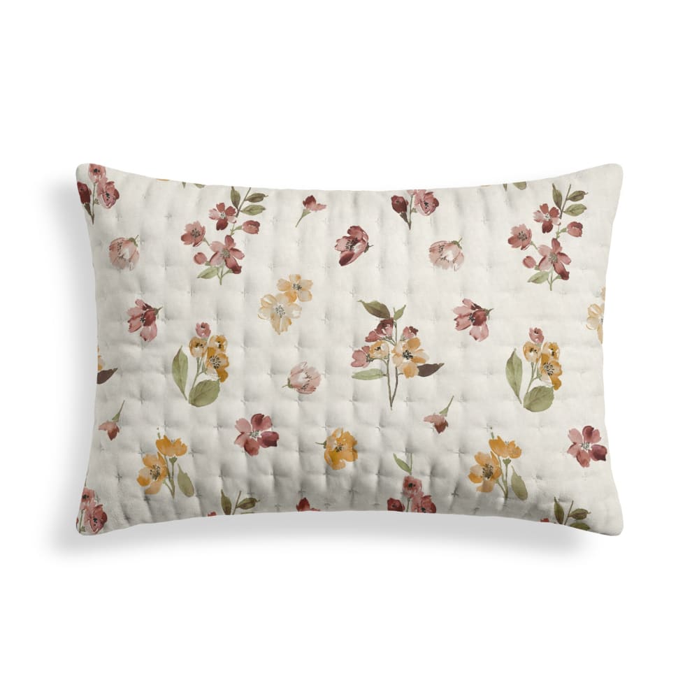 Taie d’oreiller matelassée multicolore 50x80 cm