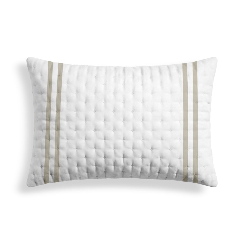 Terracota Gesteppter Kissenbezug Beige 50x80 cm Beige Pes - Polyester