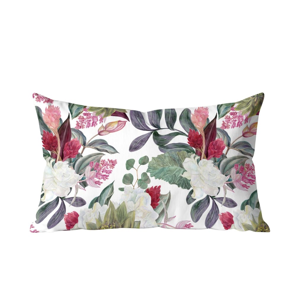 Housse de coussin 100 % coton multicolore 30x50 cm