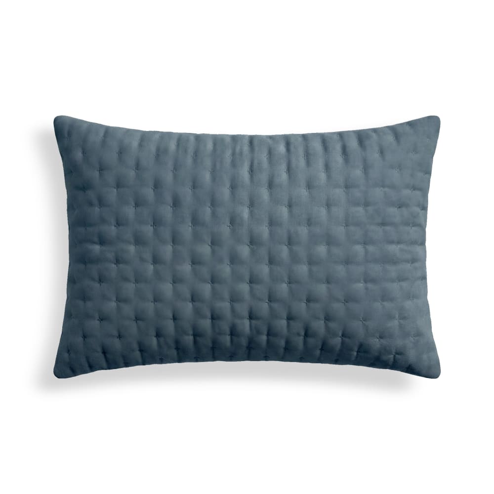 Terracota Gesteppter Kissenbezug Blau 30x50 cm Blau Pes - Polyester