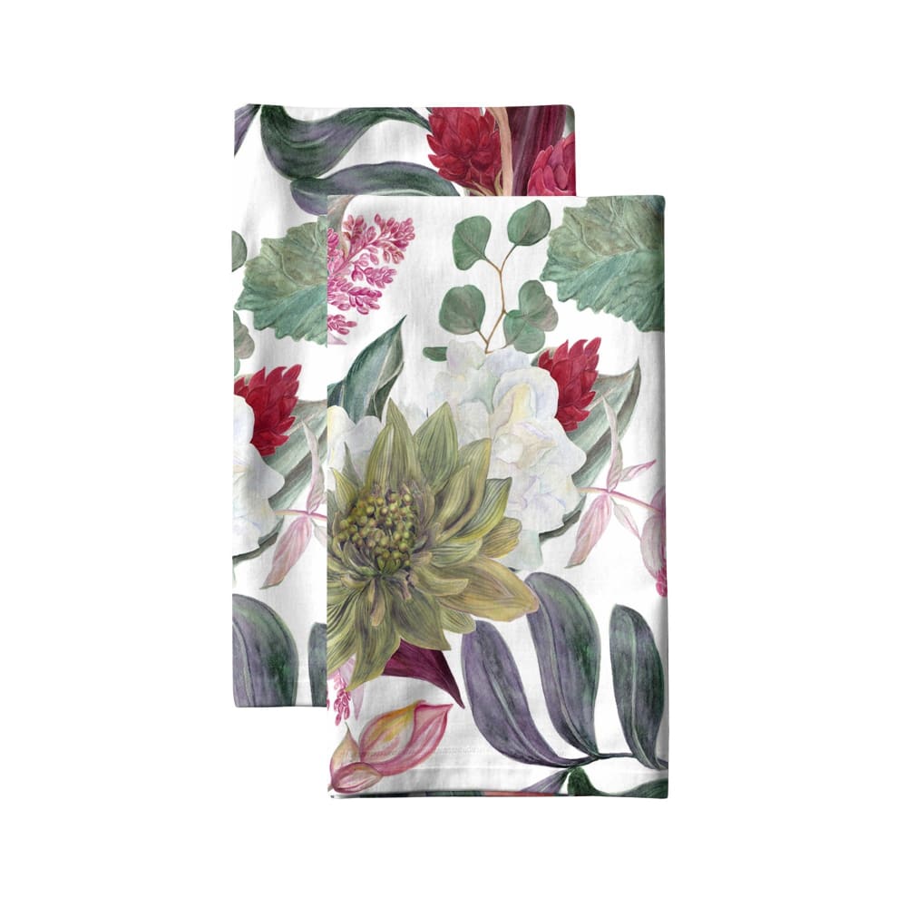 Torchons 100 % coton (x2) multicolore 44x60 cm