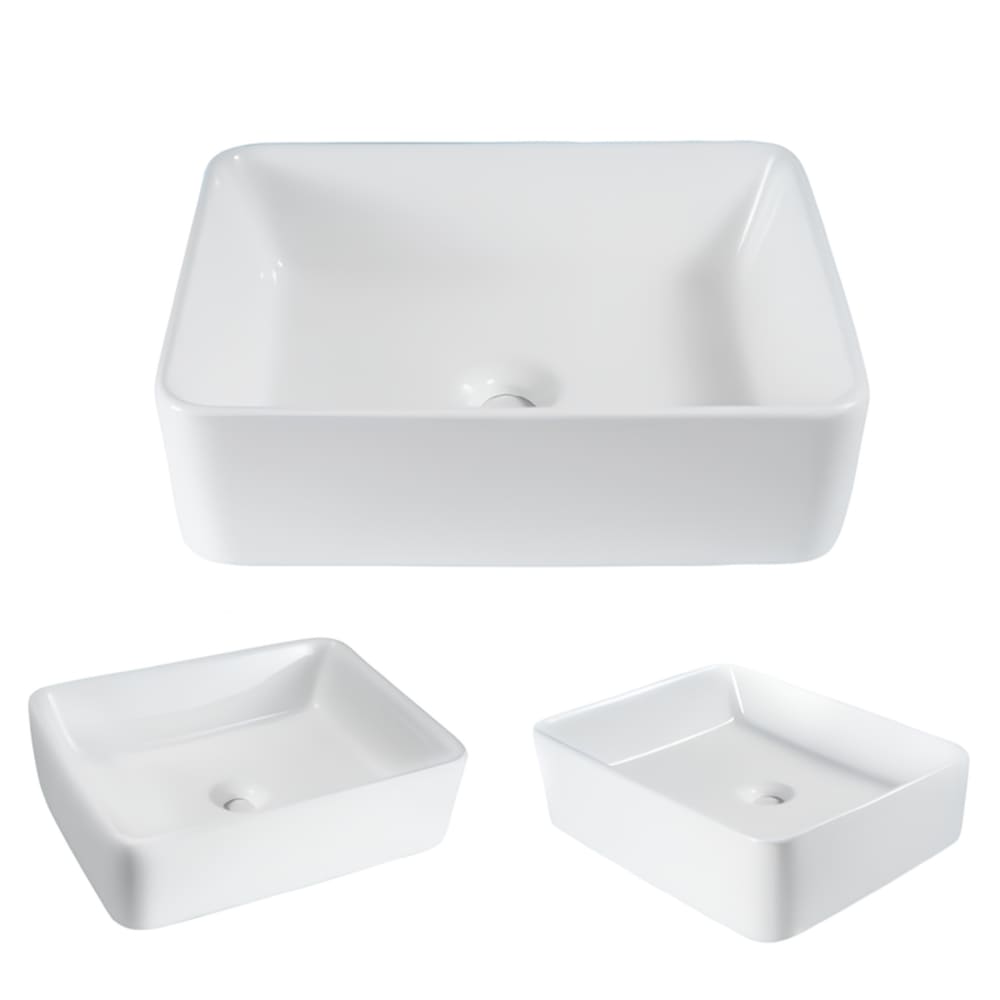 Lavabo en céramique, L:40, blanc