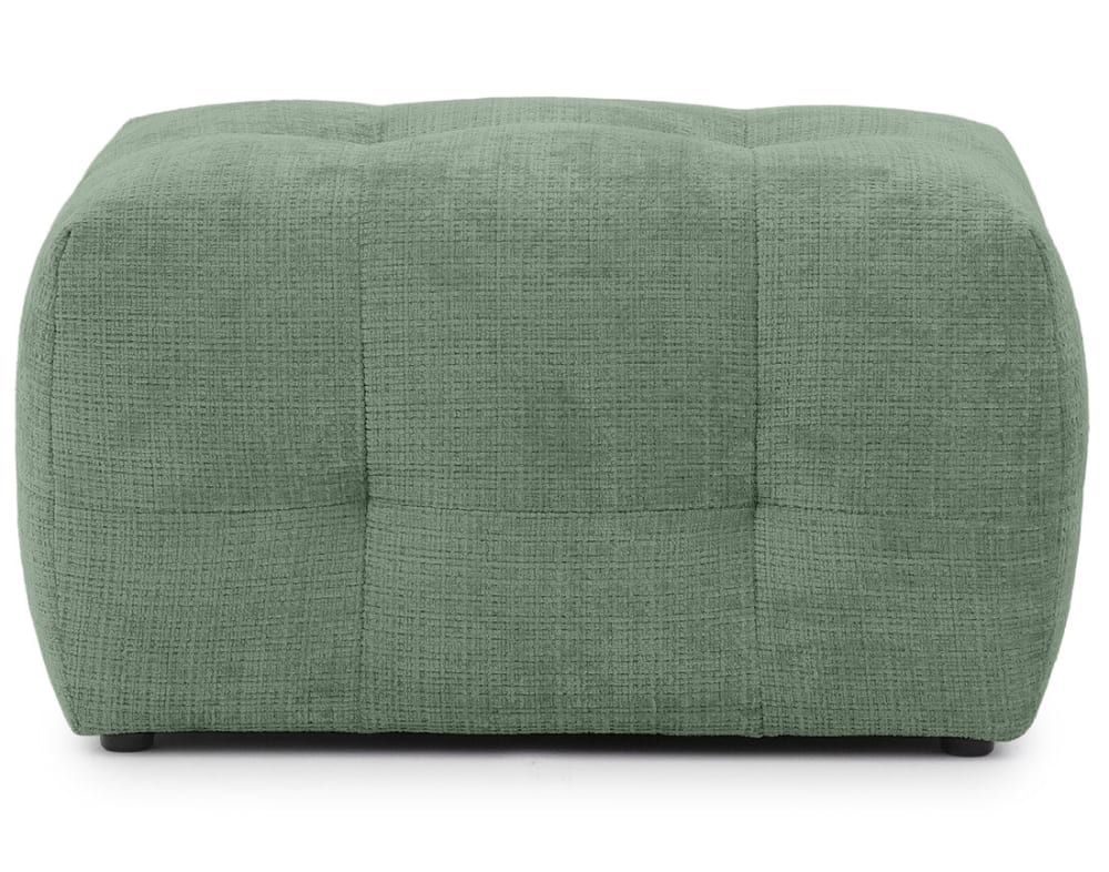 pouf en velours texturé