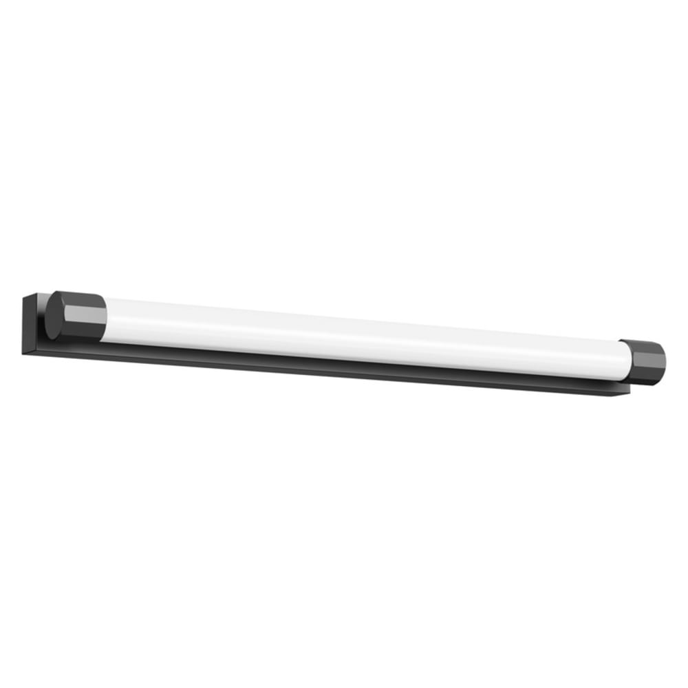 Lewter - applique murale led en verre, noir, l 50 cm