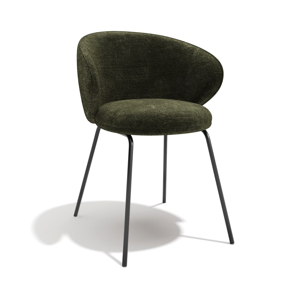 Lot de 2 chaises en velours